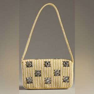 Anthropologie The Fiona Beaded Bag -Geometric Edition NWT